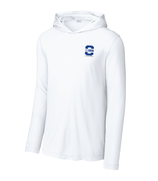 Polyester Hooded Long Sleeve Tee